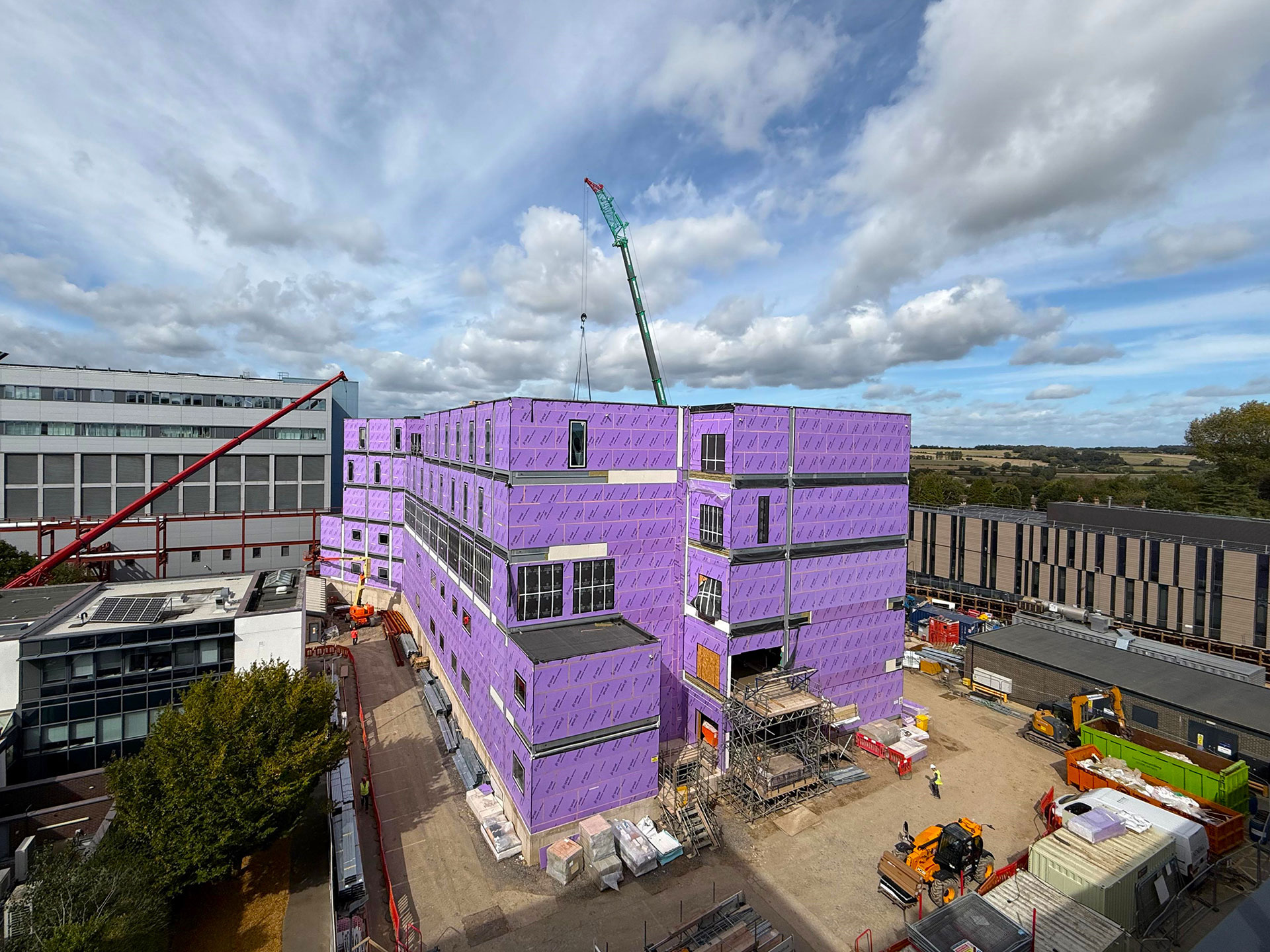 New Surgical Elective Centre byMTX takes shape at the John Radcliffe Hospital in Oxford