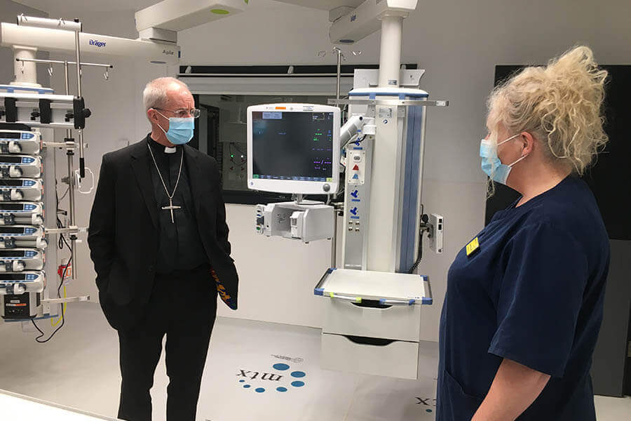 William Harvey Hospital Archbishop visit