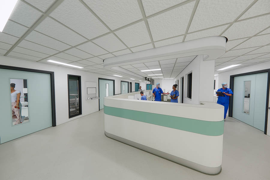 Northwick Park Hospital – Interior Render